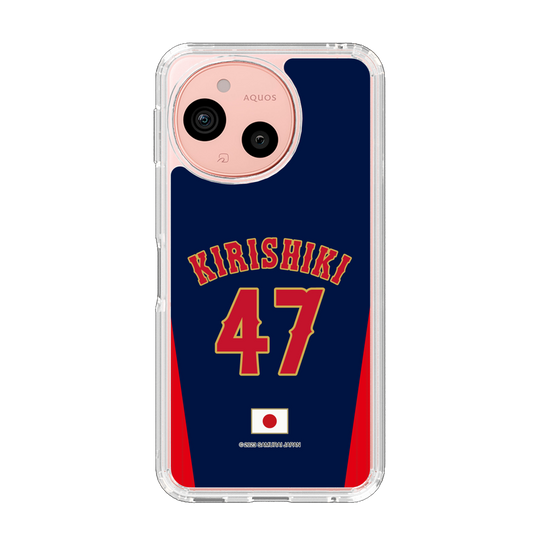 スリムプロテクションケース［ 侍ジャパン - ビジター #47 KIRISHIKI ］