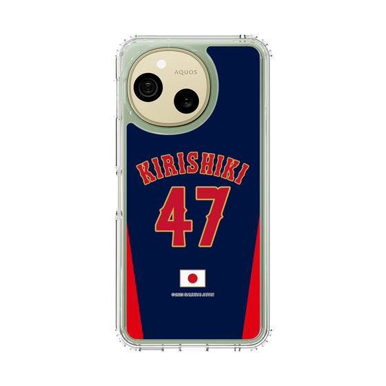 スリムプロテクションケース［ 侍ジャパン - ビジター #47 KIRISHIKI ］