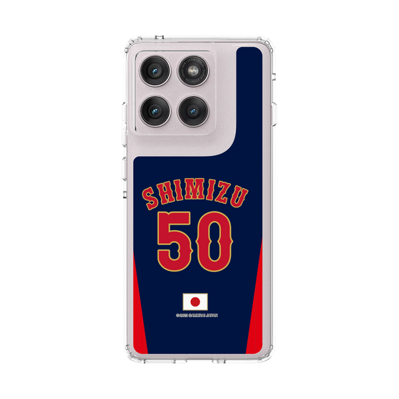スリムプロテクションケース［ 侍ジャパン - ビジター #50 SHIMIZU ］
