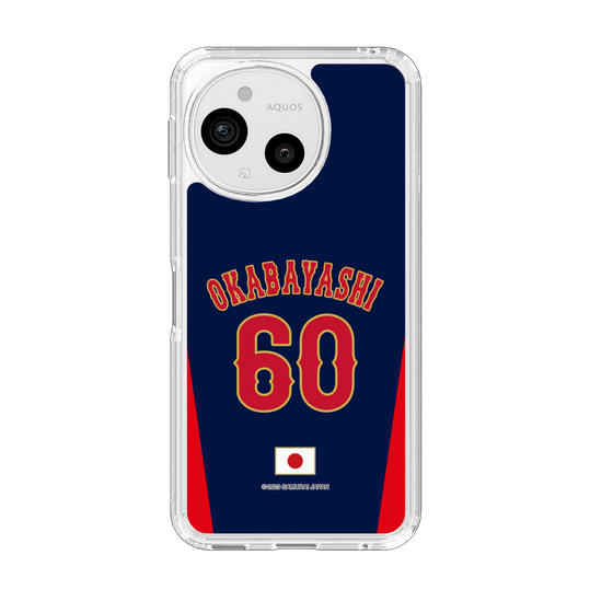 スリムプロテクションケース［ 侍ジャパン - ビジター #60 OKABAYASHI ］