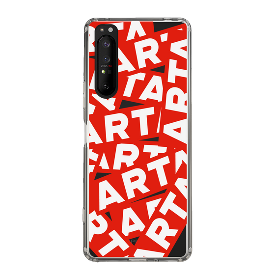 スリムプロテクションケース［ ARTA - sticker - two tone ］