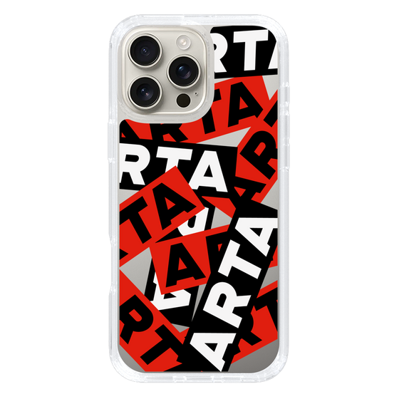 スリムプロテクションケース［ ARTA - sticker - tricolor ］