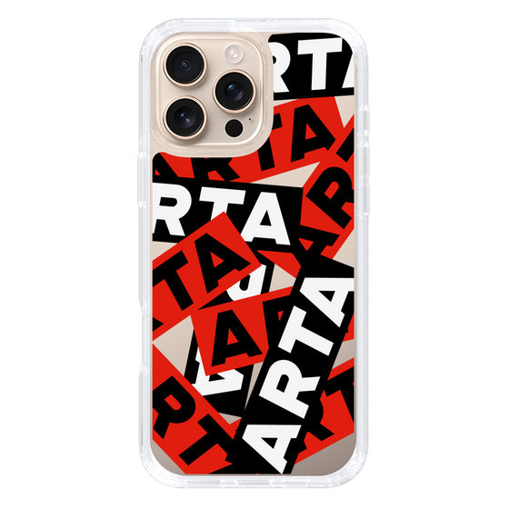 スリムプロテクションケース［ ARTA - sticker - tricolor ］