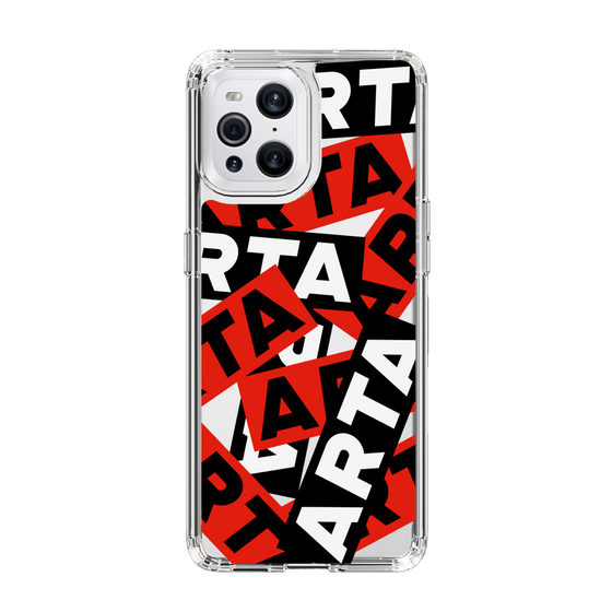 スリムプロテクションケース［ ARTA - sticker - tricolor ］