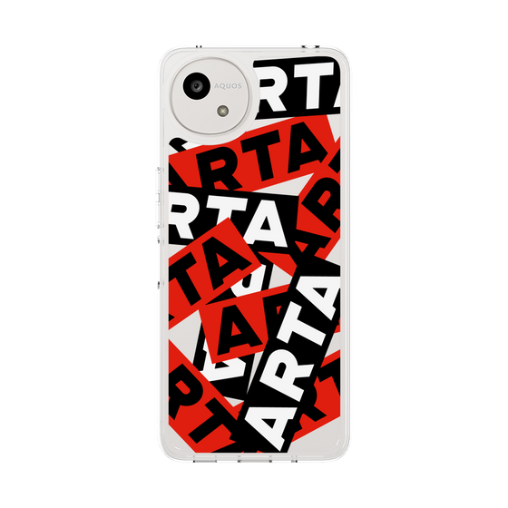 スリムプロテクションケース［ ARTA - sticker - tricolor ］