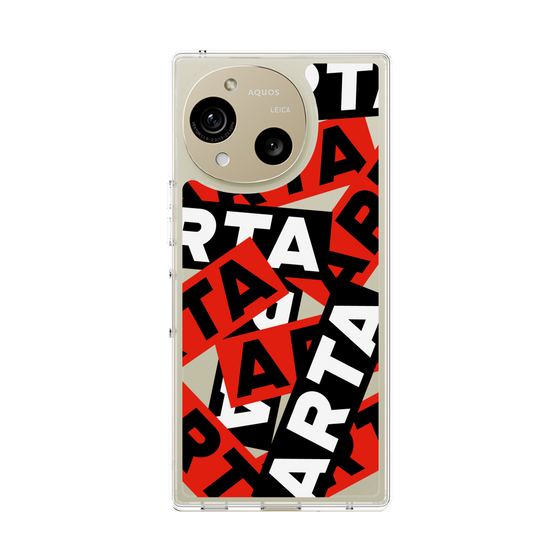 スリムプロテクションケース［ ARTA - sticker - tricolor ］