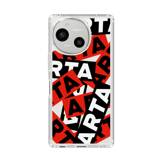スリムプロテクションケース［ ARTA - sticker - tricolor ］