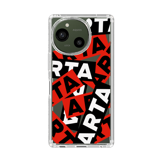 スリムプロテクションケース［ ARTA - sticker - tricolor ］