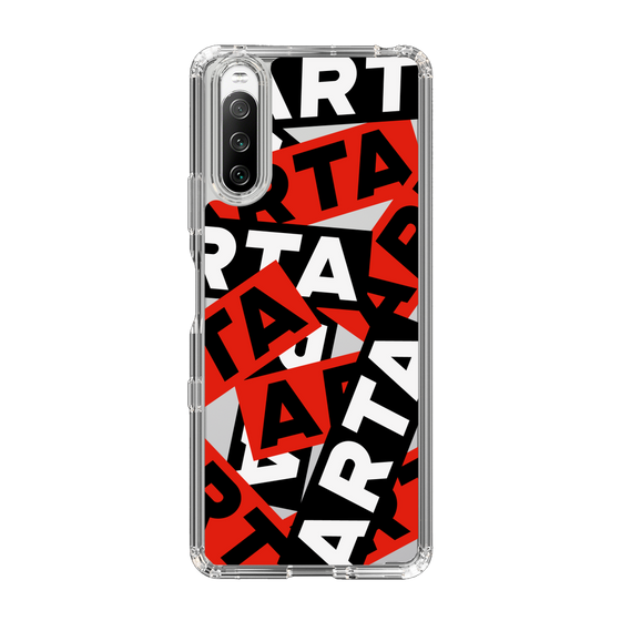 スリムプロテクションケース［ ARTA - sticker - tricolor ］