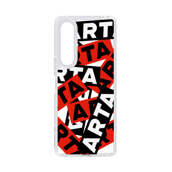 スリムプロテクションケース［ ARTA - sticker - tricolor ］