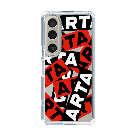 スリムプロテクションケース［ ARTA - sticker - tricolor ］