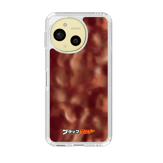 スリムプロテクションケース［ 有楽製菓 - ブラックサンダー チョコレート - クローズアップ ］