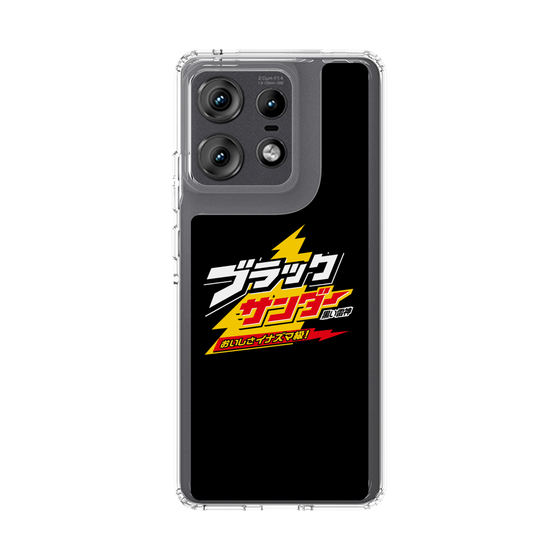 スリムプロテクションケース［ 有楽製菓 - ブラックサンダーロゴ - Black ］
