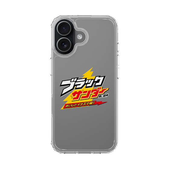 スリムプロテクションケース［ 有楽製菓 - ブラックサンダーロゴ - Clear ］