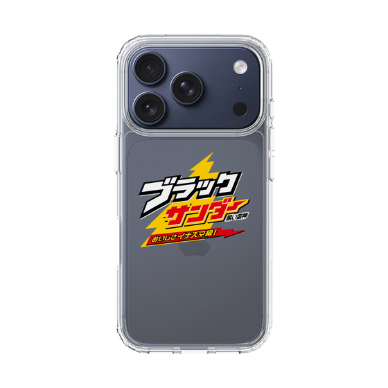 スリムプロテクションケース［ 有楽製菓 - ブラックサンダーロゴ - Clear ］