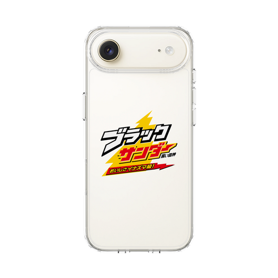 スリムプロテクションケース［ 有楽製菓 - ブラックサンダーロゴ - Clear ］