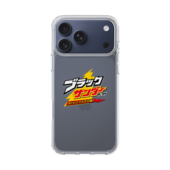 スリムプロテクションケース［ 有楽製菓 - ブラックサンダーロゴ - Clear ］