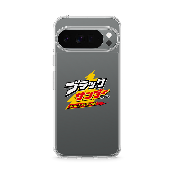 スリムプロテクションケース［ 有楽製菓 - ブラックサンダーロゴ - Clear ］