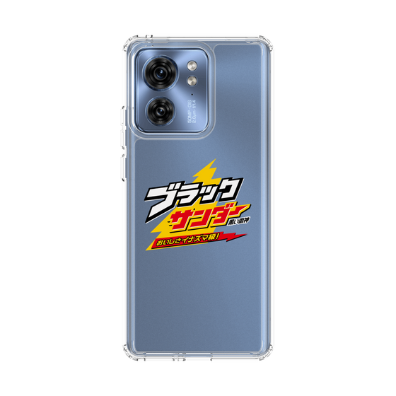スリムプロテクションケース［ 有楽製菓 - ブラックサンダーロゴ - Clear ］