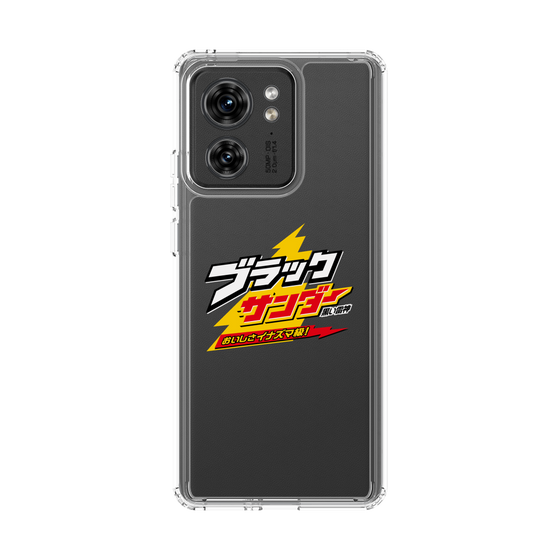 スリムプロテクションケース［ 有楽製菓 - ブラックサンダーロゴ - Clear ］