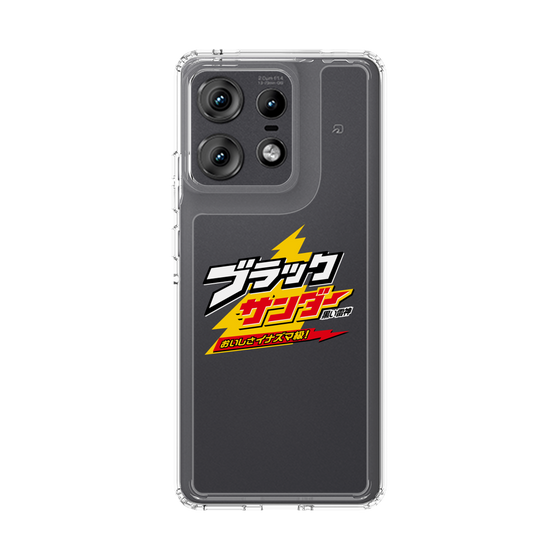 スリムプロテクションケース［ 有楽製菓 - ブラックサンダーロゴ - Clear ］