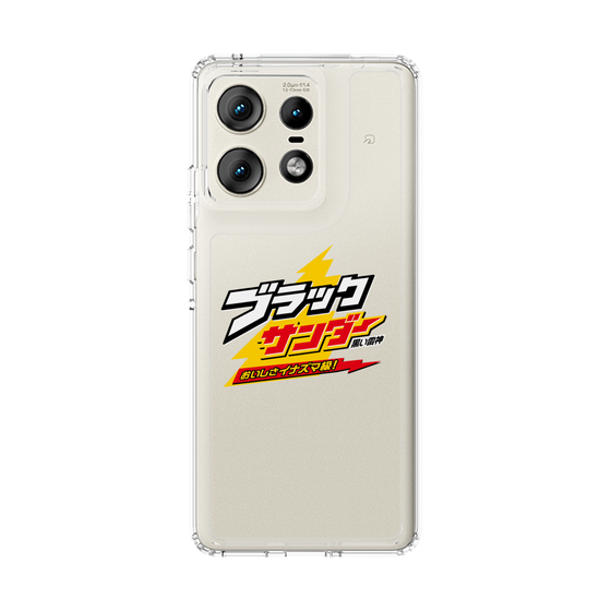 スリムプロテクションケース［ 有楽製菓 - ブラックサンダーロゴ - Clear ］