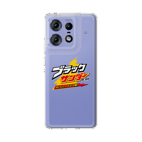 スリムプロテクションケース［ 有楽製菓 - ブラックサンダーロゴ - Clear ］