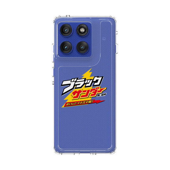 スリムプロテクションケース［ 有楽製菓 - ブラックサンダーロゴ - Clear ］