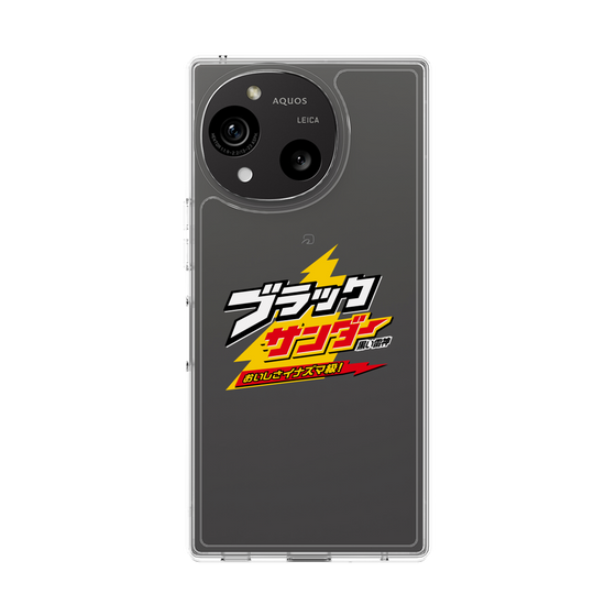 スリムプロテクションケース［ 有楽製菓 - ブラックサンダーロゴ - Clear ］
