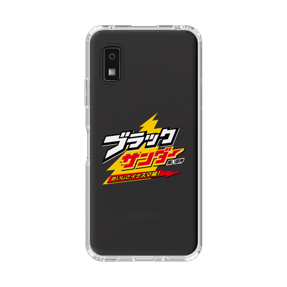 スリムプロテクションケース［ 有楽製菓 - ブラックサンダーロゴ - Clear ］