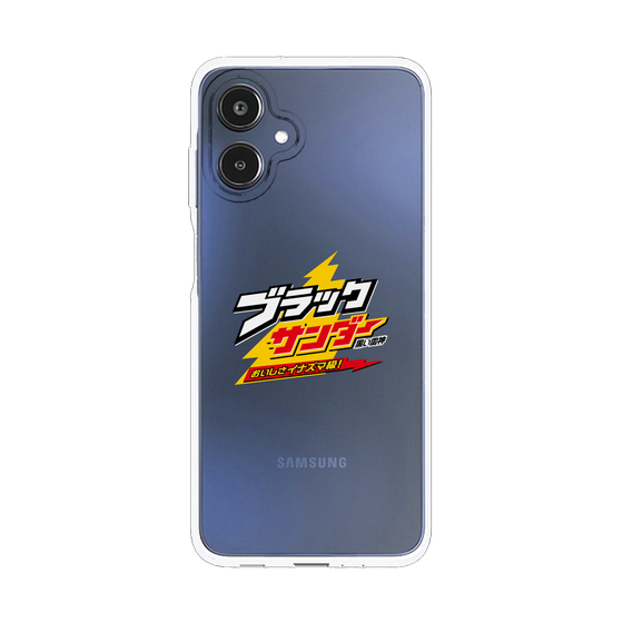 スリムプロテクションケース［ 有楽製菓 - ブラックサンダーロゴ - Clear ］
