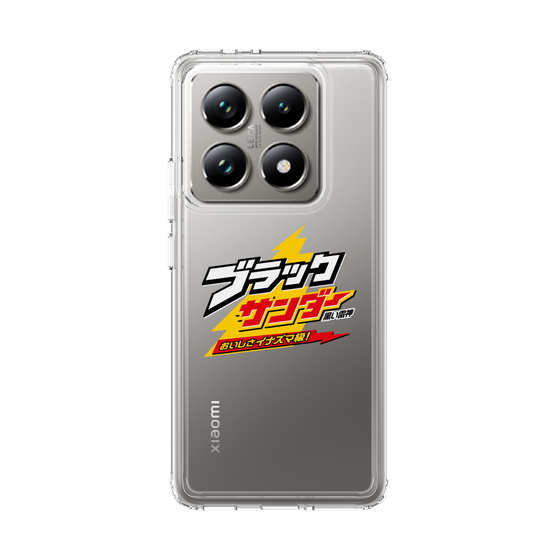 スリムプロテクションケース［ 有楽製菓 - ブラックサンダーロゴ - Clear ］