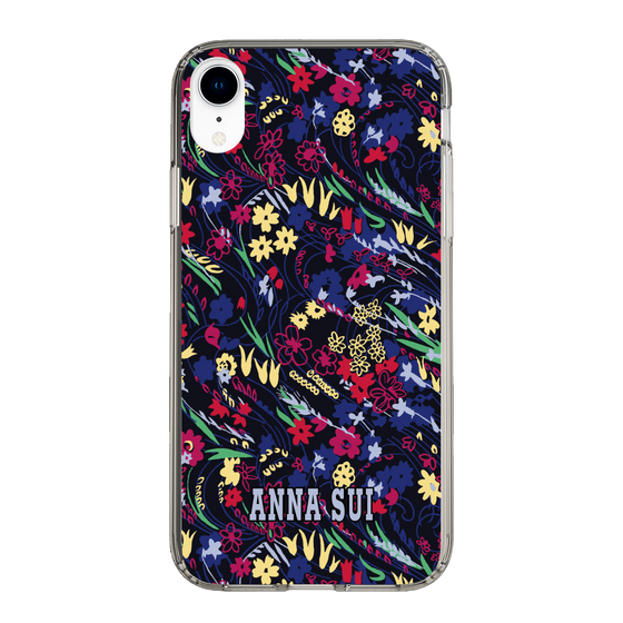 スリムプロテクションケース［ ANNA SUI - スワーリングフワラー ］