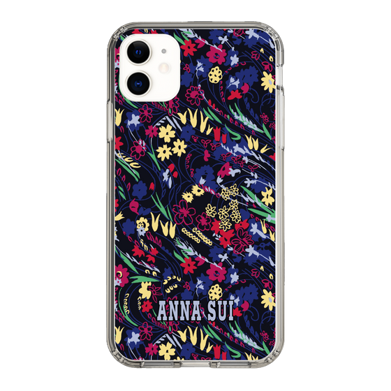 スリムプロテクションケース［ ANNA SUI - スワーリングフワラー ］