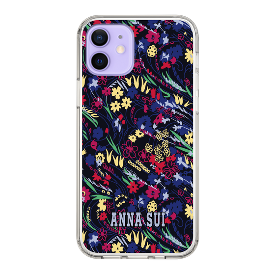 スリムプロテクションケース［ ANNA SUI - スワーリングフワラー ］