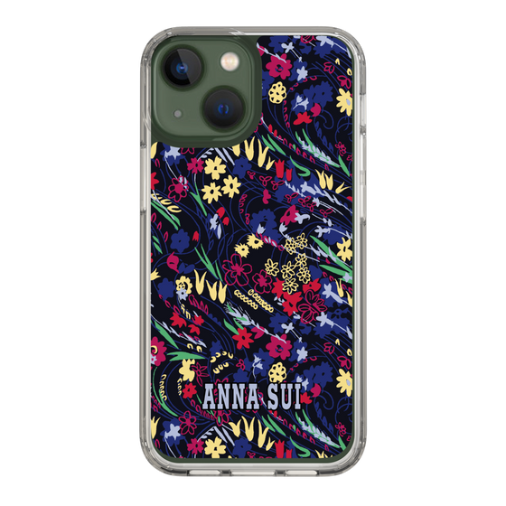 スリムプロテクションケース［ ANNA SUI - スワーリングフワラー ］