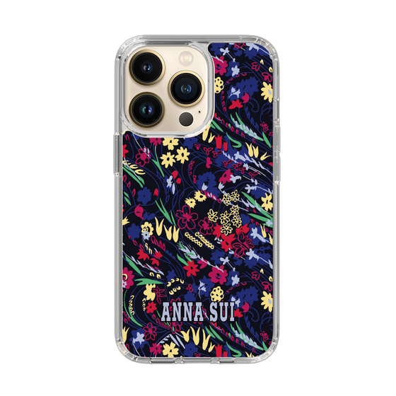 スリムプロテクションケース［ ANNA SUI - スワーリングフワラー ］