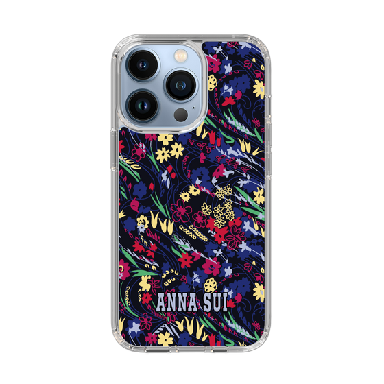 スリムプロテクションケース［ ANNA SUI - スワーリングフワラー ］