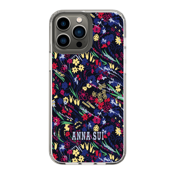 スリムプロテクションケース［ ANNA SUI - スワーリングフワラー ］