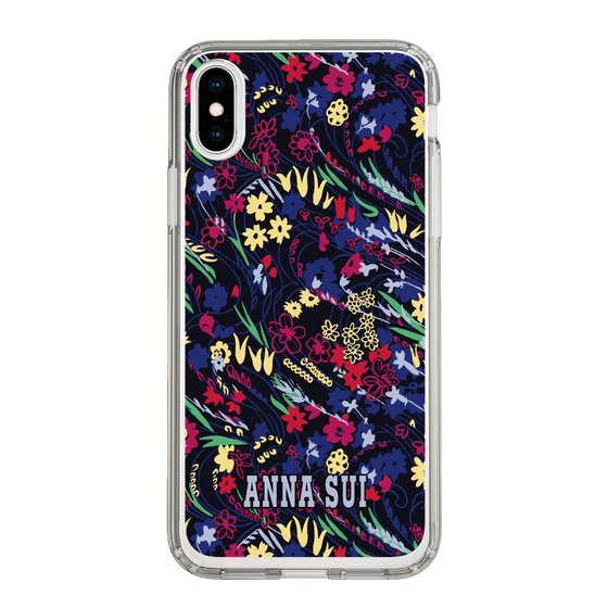 スリムプロテクションケース［ ANNA SUI - スワーリングフワラー ］