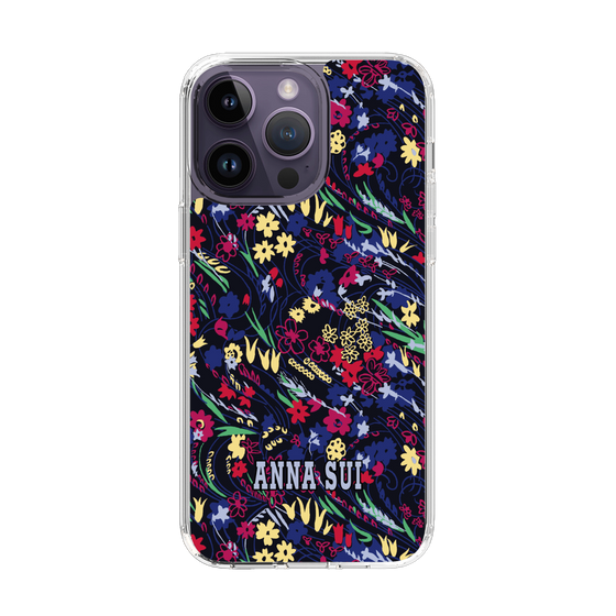 スリムプロテクションケース［ ANNA SUI - スワーリングフワラー ］