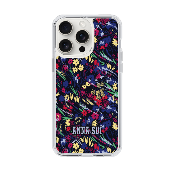 スリムプロテクションケース［ ANNA SUI - スワーリングフワラー ］