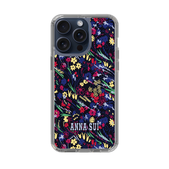 スリムプロテクションケース［ ANNA SUI - スワーリングフワラー ］