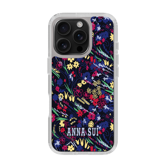 スリムプロテクションケース［ ANNA SUI - スワーリングフワラー ］