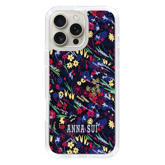 スリムプロテクションケース［ ANNA SUI - スワーリングフワラー ］