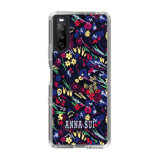 スリムプロテクションケース［ ANNA SUI - スワーリングフワラー ］