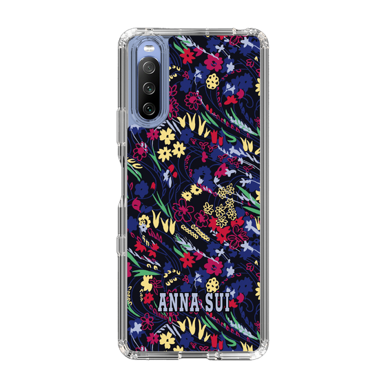 スリムプロテクションケース［ ANNA SUI - スワーリングフワラー ］