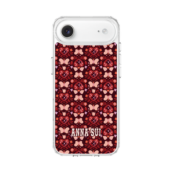 スリムプロテクションケース［ ANNA SUI - バタフライハーツ - レッド ］