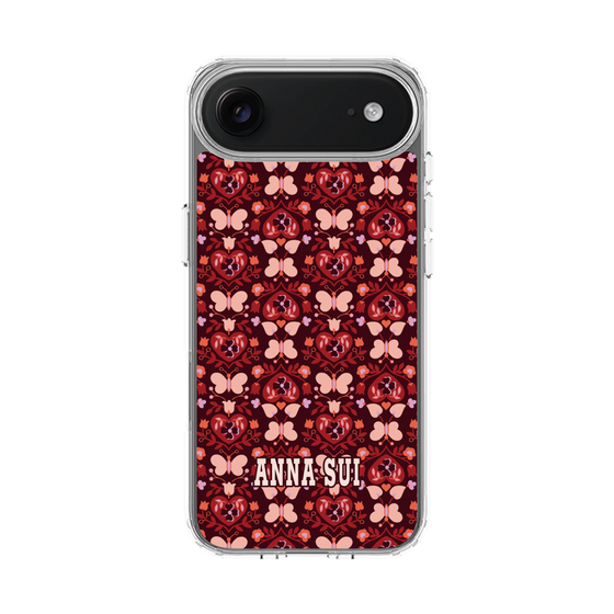 スリムプロテクションケース［ ANNA SUI - バタフライハーツ - レッド ］
