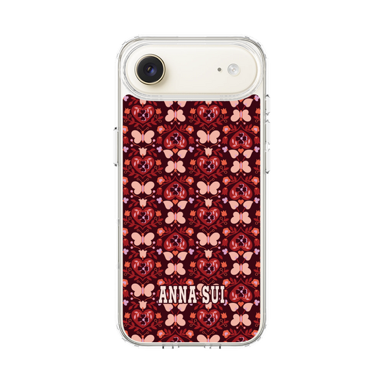 スリムプロテクションケース［ ANNA SUI - バタフライハーツ - レッド ］
